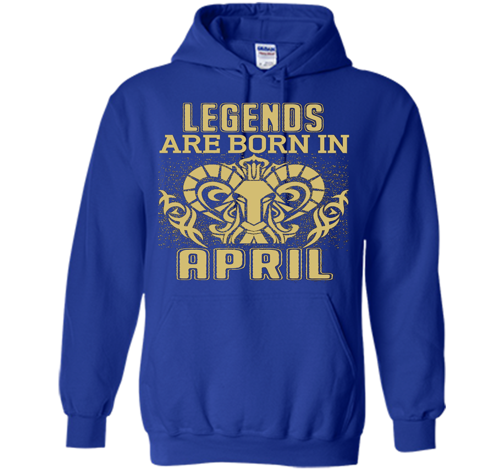 LEGENDS ARE BORN IN APRIL shirt Royal