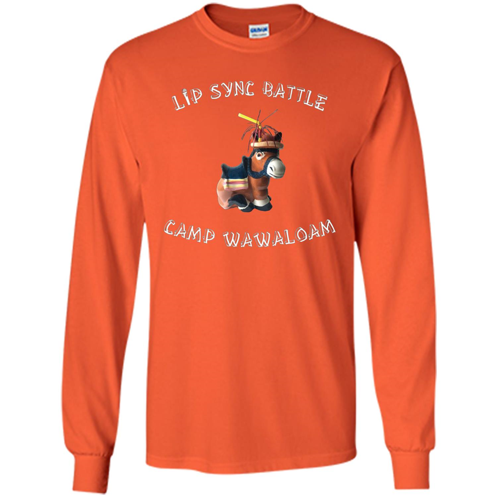 Lip Sync Camp T-shirt Camp Wawaloam Orange