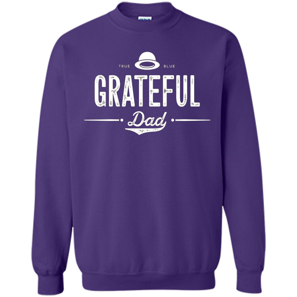 Grateful Dad Shirt - Vintage Style Gift Father T-shirt Orange