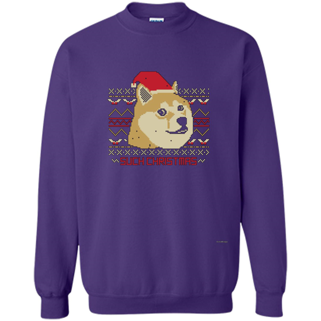 Funny Christmas Dog Lover T-shirt Such Christmas Orange