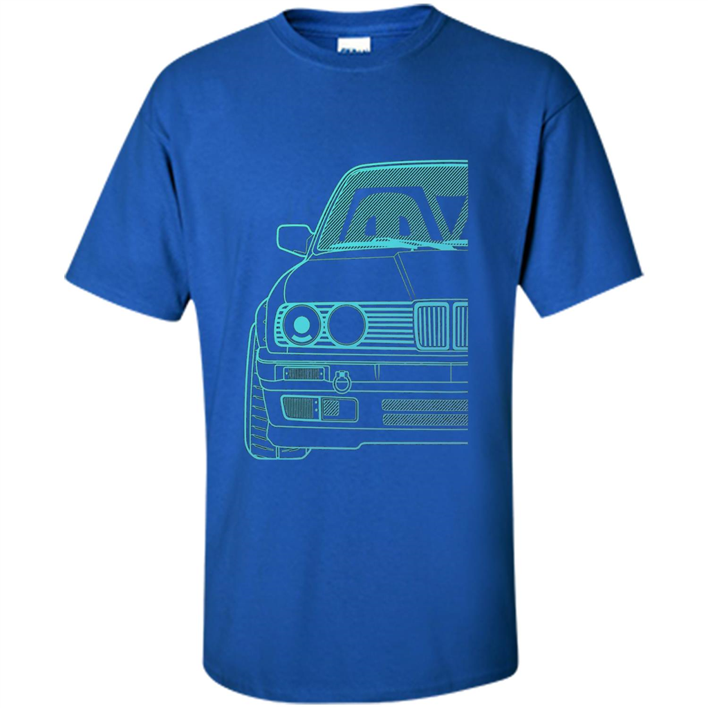 Mens Racing. Gradient E30 3 Series T-shirt Royal