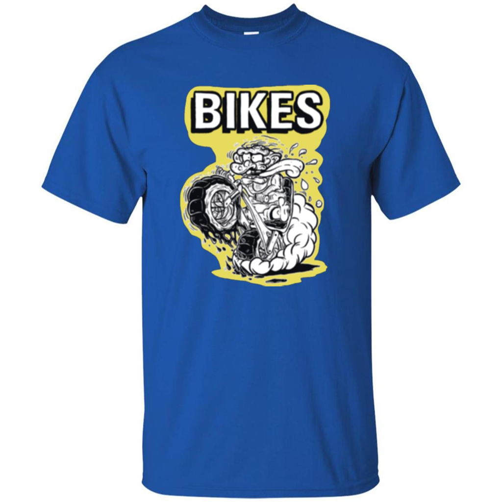 Funny Bikes T-shirt Biker Gift T-shirt Royal