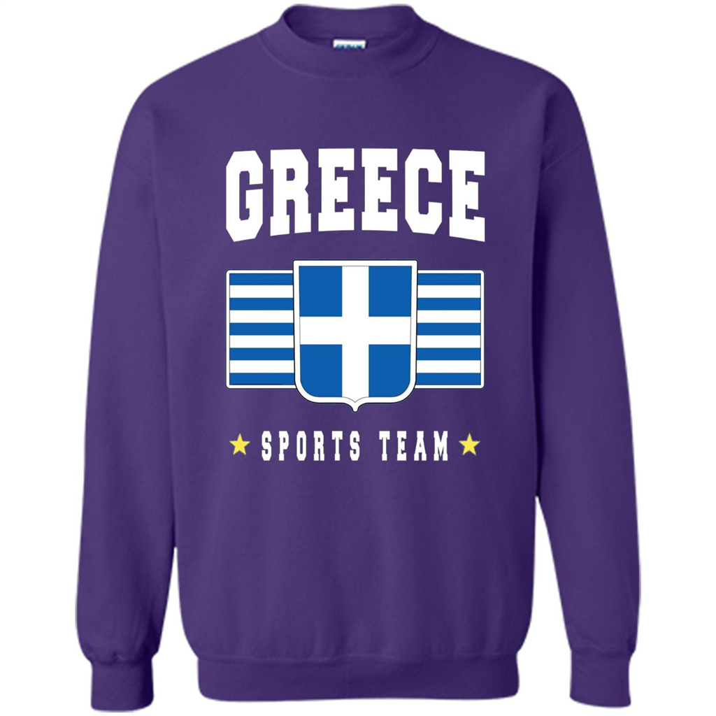 GREECE T-shirt Greek Flag T-shirt Sports Team Orange