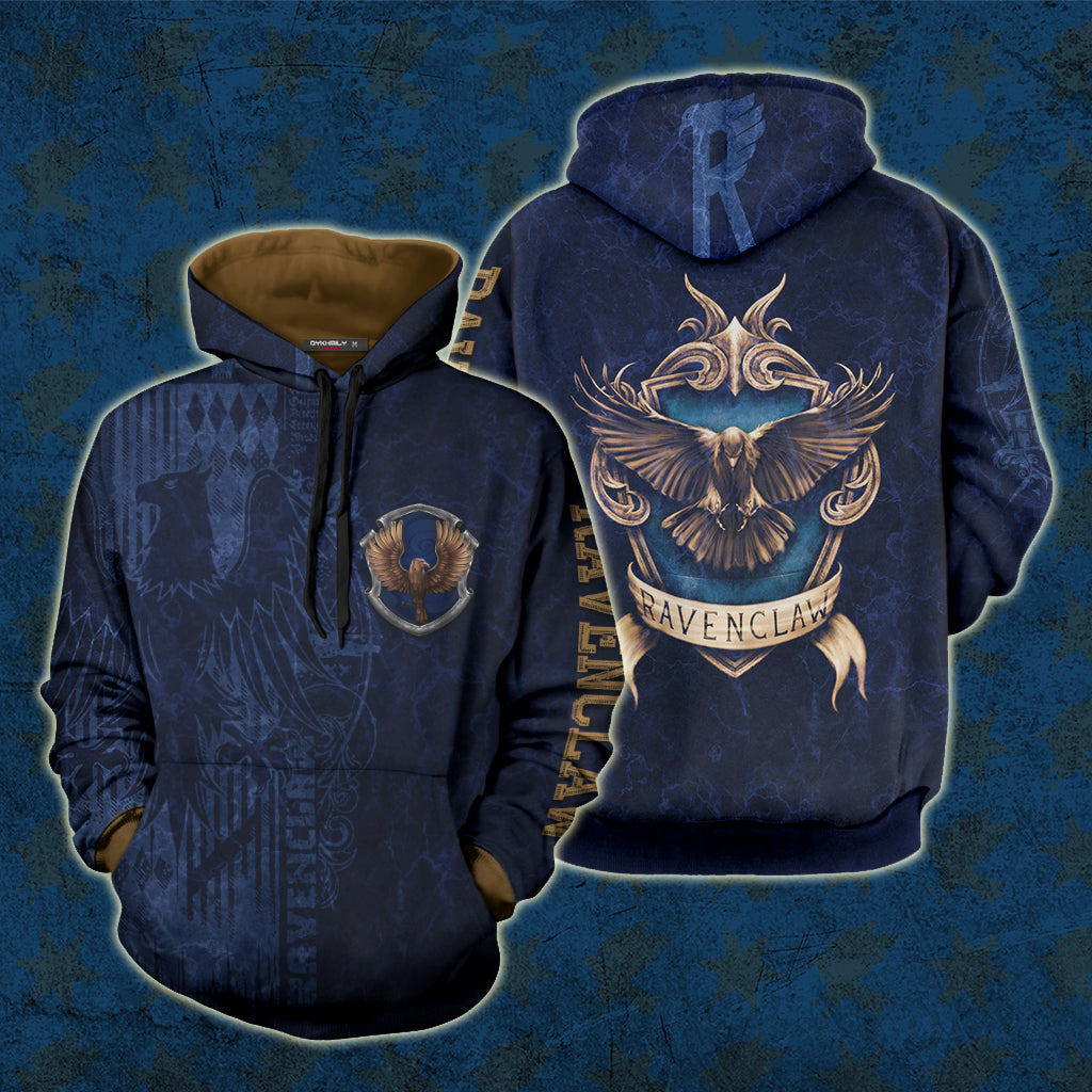 The Wise Ravenclaw Harry Potter New Unisex 3D T-shirt Hoodie