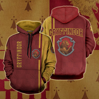 Proud To Be A Gryffindor Harry Potter Unisex 3D T-shirt Hoodie