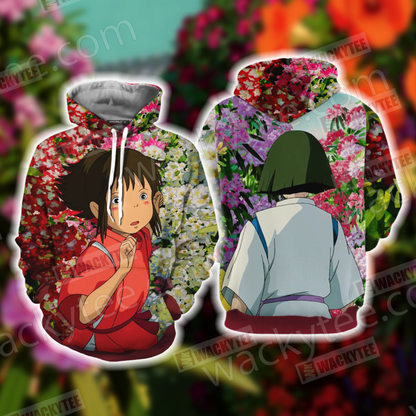 Spirited Away Ogino Chihiro And Haku 3D T-shirt Hoodie