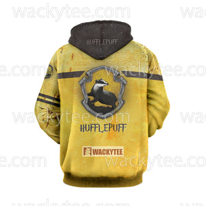 Hufflepuff House Harry Potter New 3D Hoodie