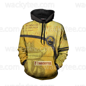 Hufflepuff House Harry Potter New 3D Hoodie