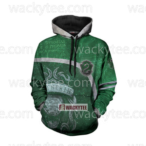 Slytherin House Harry Potter New 3D Hoodie