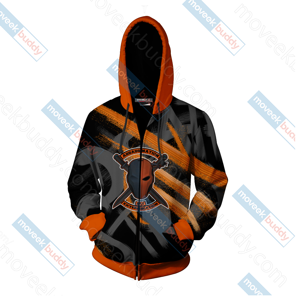 Deathstroke The Terminator Zip Up Hoodie