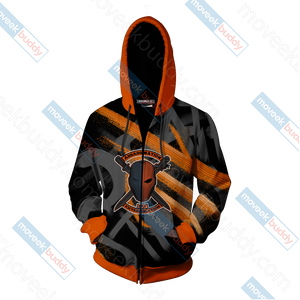 Deathstroke The Terminator Zip Up Hoodie   