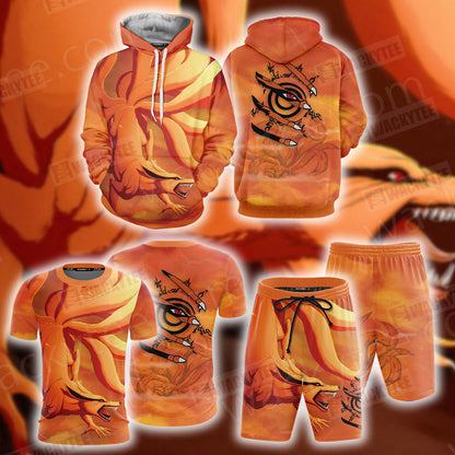Naruto Kurama 3D T-shirt