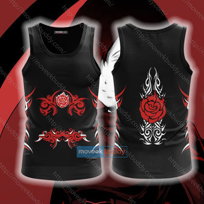 RWBY Ruby Rose Symbol Unisex 3D T-shirt Tank Top