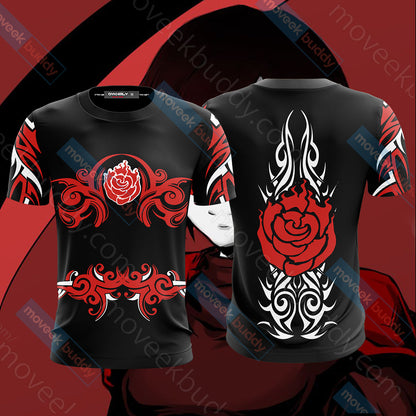 RWBY Ruby Rose Symbol Unisex 3D T-shirt T-shirt