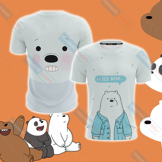 We Bare Bears - Ice Bear Unisex 3D T-shirt S  