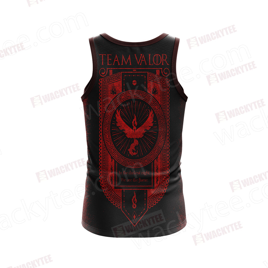 Team Valor Pokemon Go New Unisex 3D T-shirt