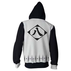 Bleach Lisa Yadomaru 8th Division Cosplay Zip Up Hoodie Jacket   