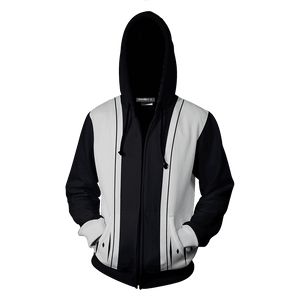 Bleach Sajin Komamura 7th Division Cosplay Zip Up Hoodie   