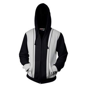 Bleach Soifon 2nd Division Cosplay Zip Up Hoodie Jacket   