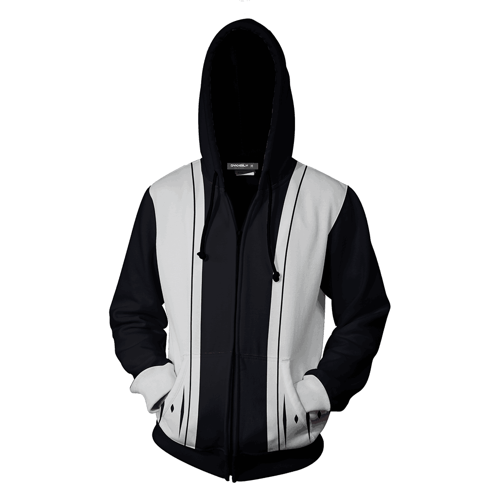 Bleach Yamamoto Genryusai Shigekuni 1st Division Cosplay Zip Up Hoodie Jacket