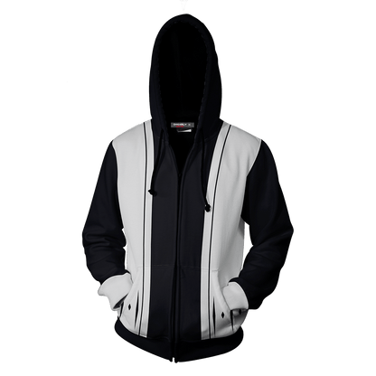 Bleach Gin Ichimaru 3rd Division Cosplay Zip Up Hoodie Jacket