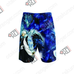 Bleach Hitsugaya Toshiro Daiguren Hyourinmaru Unisex 3D Beach Shorts   