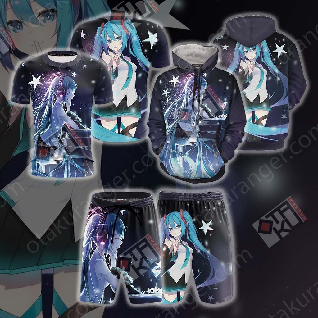 Hatsune Miku Unisex 3D T-shirt