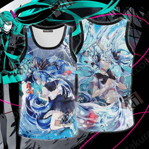 Hatsune Miku New Version Unisex 3D T-shirt Tank Top S 