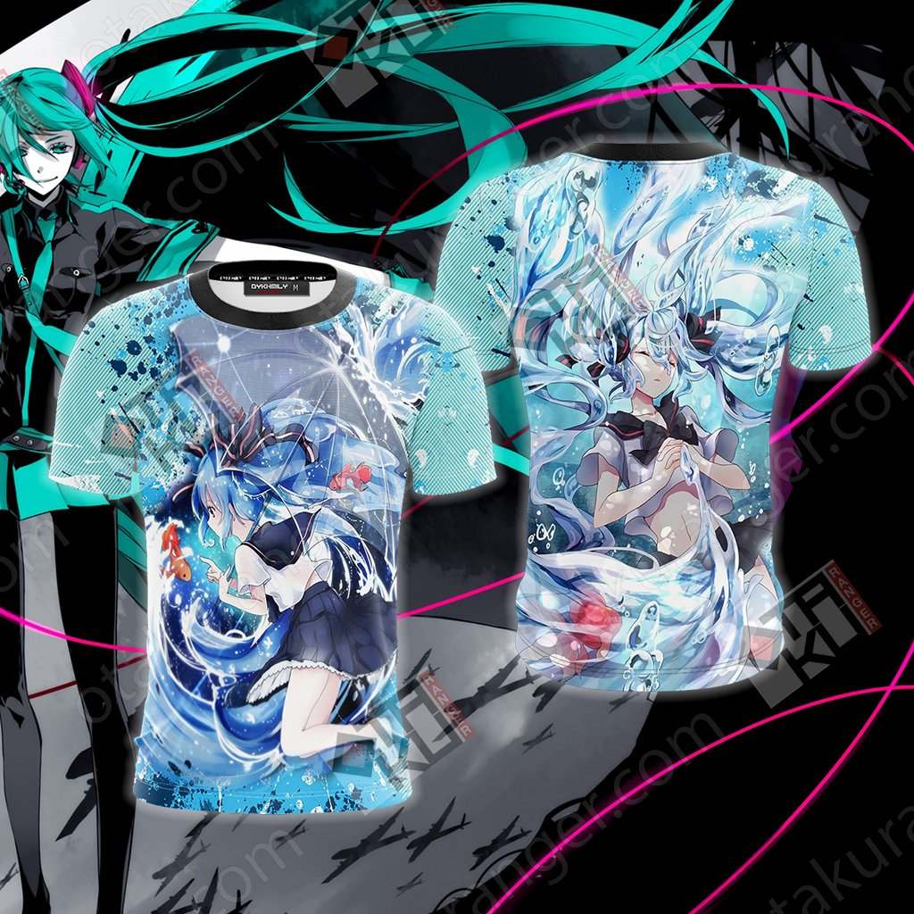 Hatsune Miku New Version Unisex 3D T-shirt T-shirt