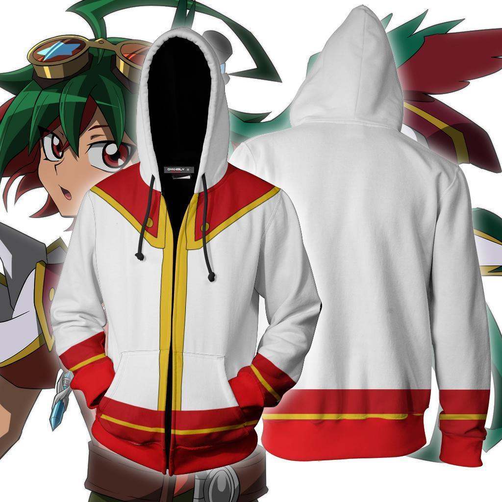 Yu-Gi-Oh! Yuya Sakaki Cosplay Zip Up Hoodie Jacket Version 1