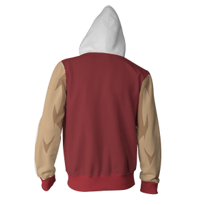 Yu-Gi-Oh! Zexal Tsukumo Yuma Cosplay Zip Up Hoodie Jacket   