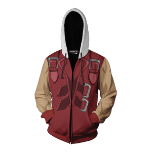 Yu-Gi-Oh! Zexal Tsukumo Yuma Cosplay Zip Up Hoodie Jacket   