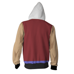 Yu-Gi-Oh! Zexal Tsukumo Yuma Cosplay Zip Up Hoodie Jacket   