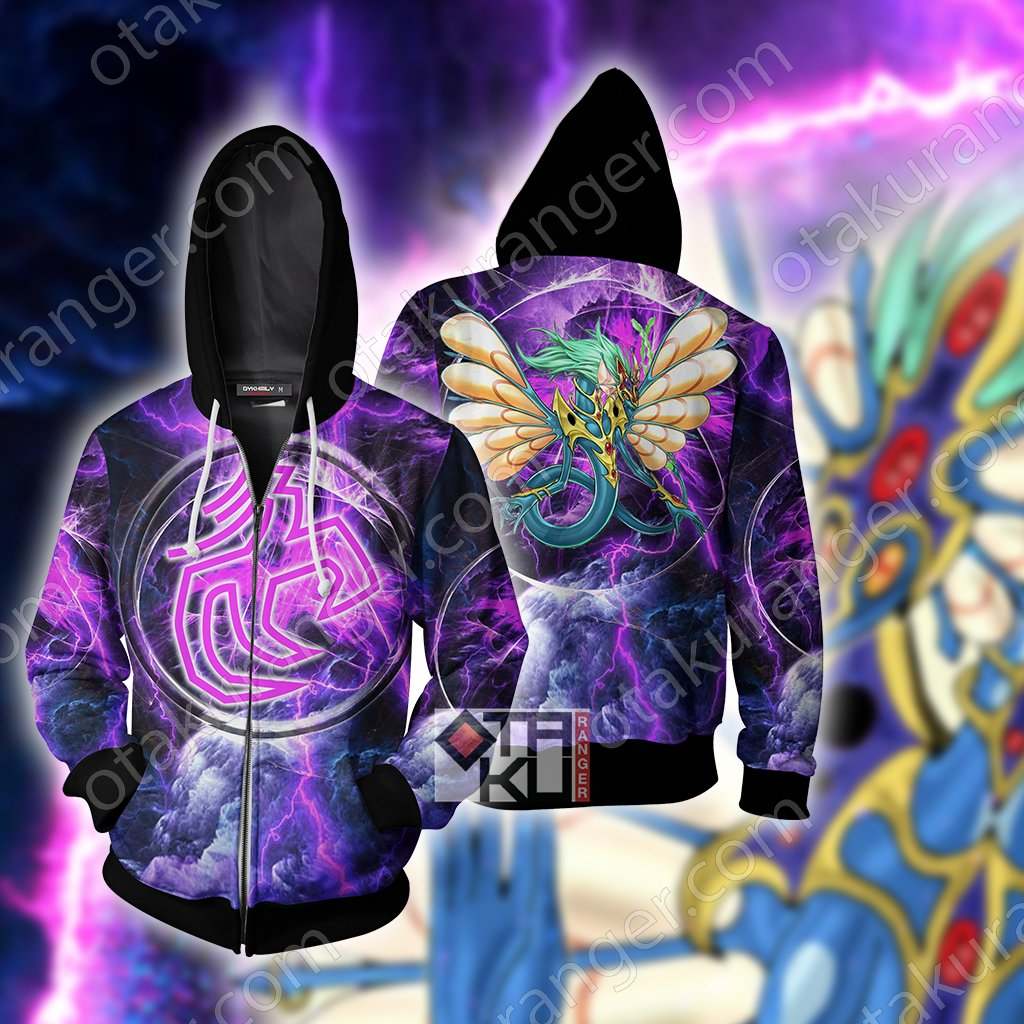 Yu-Gi-Oh! Ancient Fairy Dragon 3D Hoodie Zip Hoodie