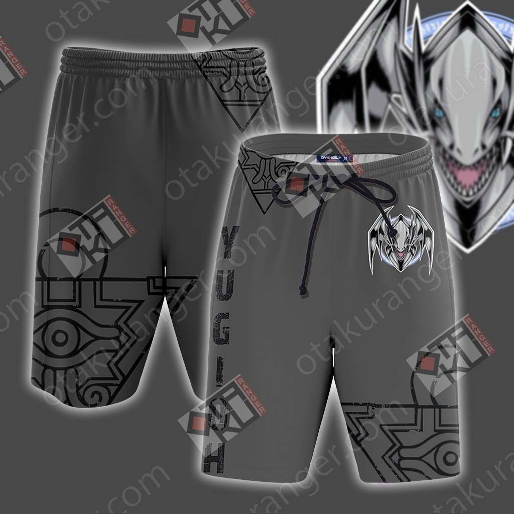 Yu-Gi-Oh! Blue Eyes White Dragon Beach Shorts
