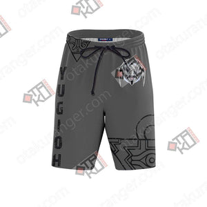 Yu-Gi-Oh! Blue Eyes White Dragon Beach Shorts   