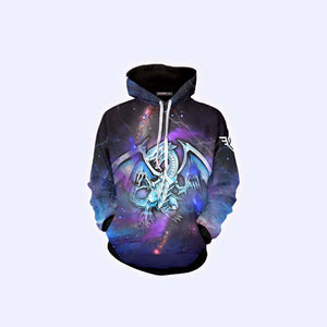 Yu-Gi-Oh! Blue-Eyes White Dragon 3D Hoodie   