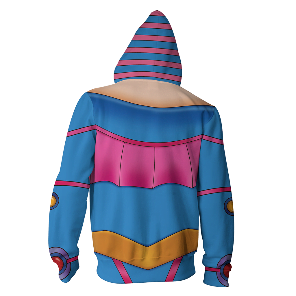 Yu-Gi-Oh! Dark Magician Girl Cosplay Zip Up Hoodie Jacket