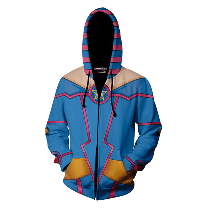 Yu-Gi-Oh! Dark Magician Girl Cosplay Zip Up Hoodie Jacket