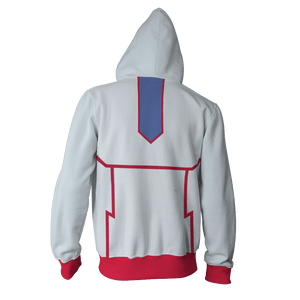 Yu-Gi-Oh! Elemental HERO Neos Cosplay Zip Up Hoodie Jacket   