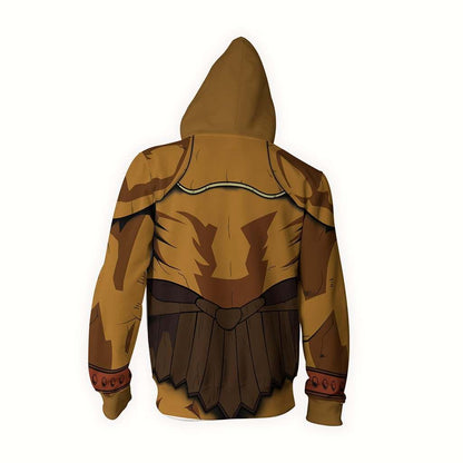 Yu-Gi-Oh! Exodia Cosplay Zip Up Hoodie Jacket