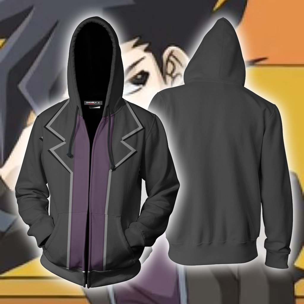 Yu-Gi-Oh! GX Chazz Princeton Cosplay Zip Up Hoodie Jacket 5XL