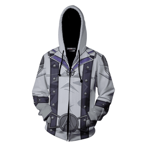 Yu-Gi-Oh! Jack Atlas Cosplay Zip Up Hoodie Jacket   