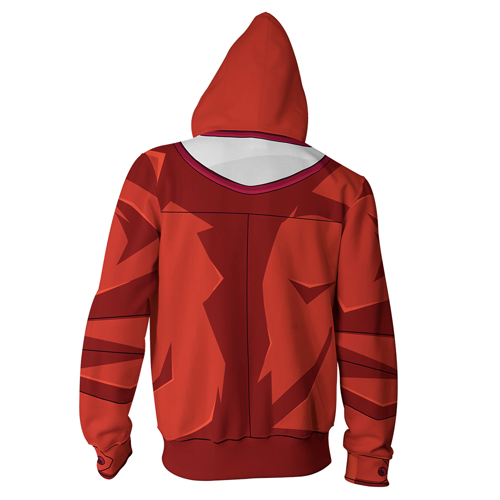 Yu-Gi-Oh! Jaden Yuki Cosplay Zip Up Hoodie Jacket