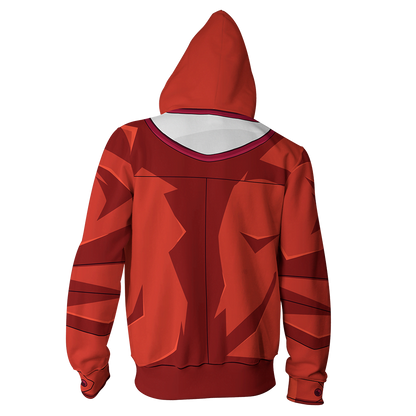 Yu-Gi-Oh! Jaden Yuki Cosplay Zip Up Hoodie Jacket