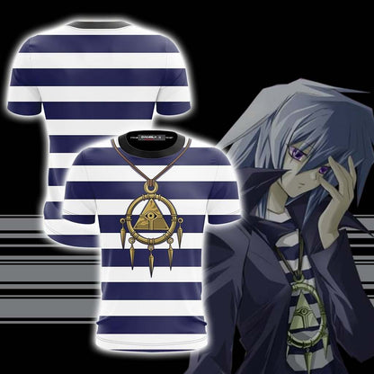 Yu-Gi-Oh! Ryo Bakura Cosplay Unisex 3D T-shirt