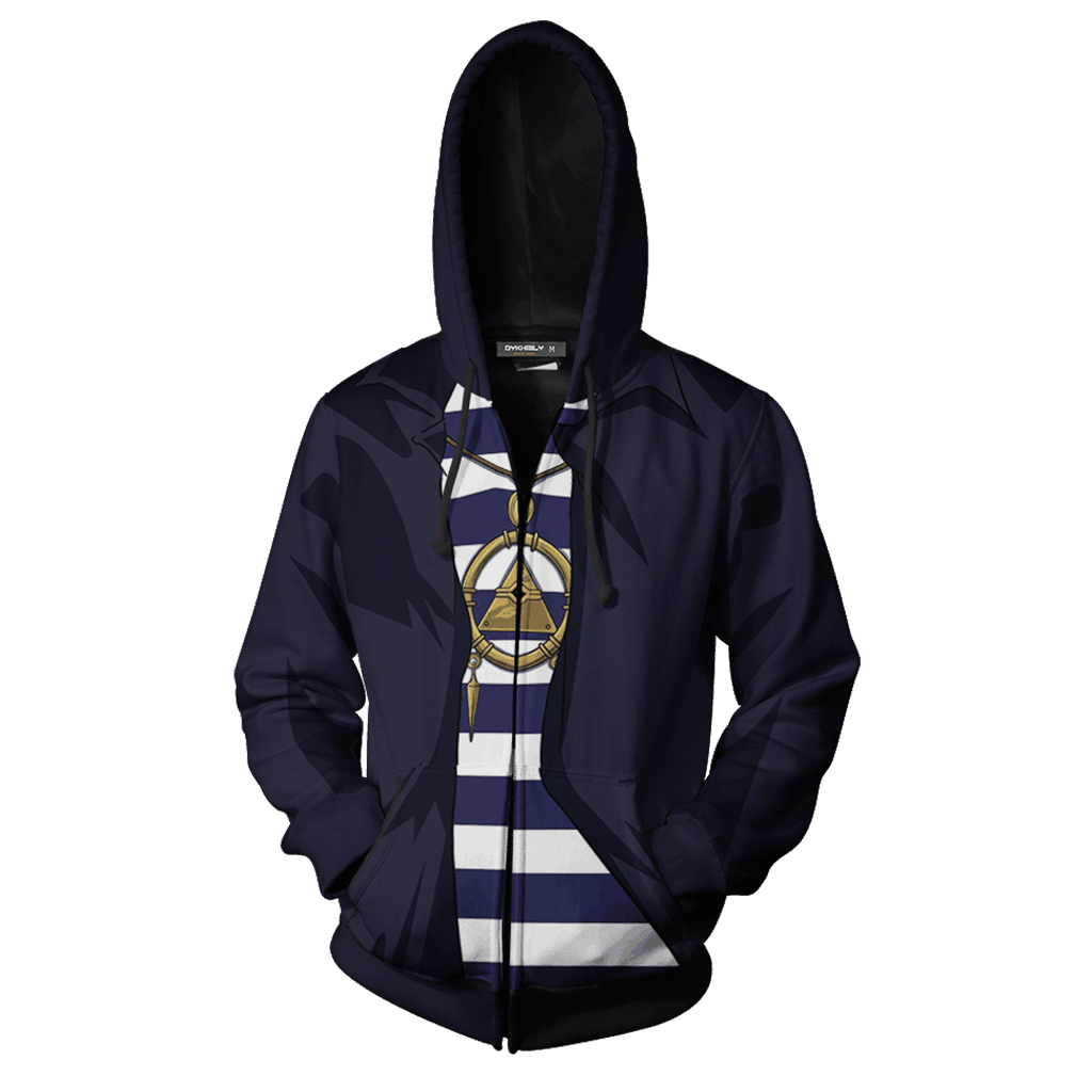 Yu-Gi-Oh! Ryo Bakura Cosplay Zip Up Hoodie Jacket