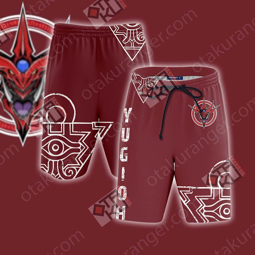 Yu-Gi-Oh! Slifer The Sky Dragon Beach Shorts S  