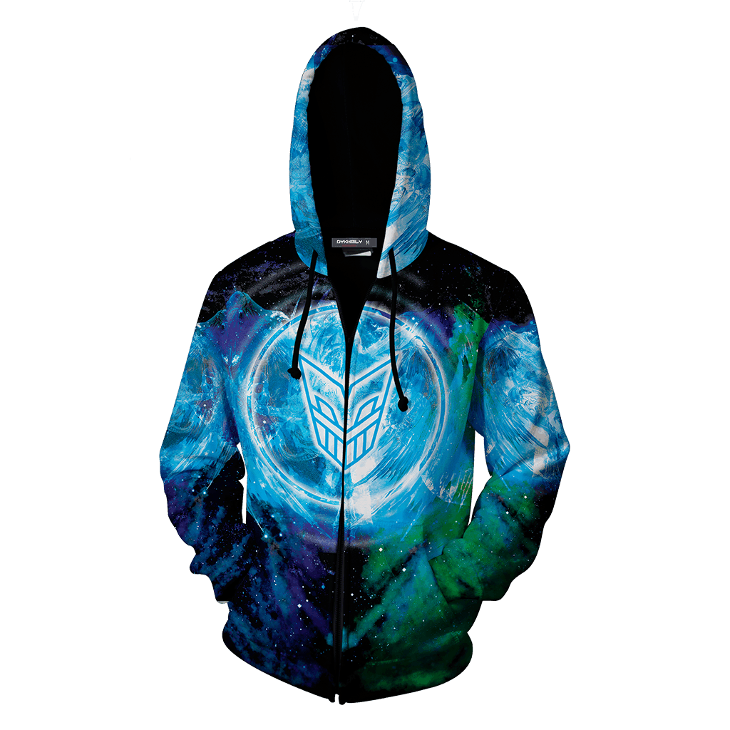 Yu-Gi-Oh! Stardust Dragon 3D Zip Up Hoodie   