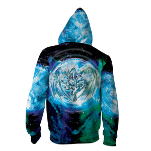 Yu-Gi-Oh! Stardust Dragon 3D Zip Up Hoodie   